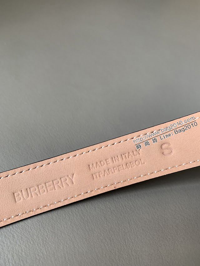 BURBERRY女士皮帶 巴寶莉磨砂牛皮高端休閒腰帶  jjp1053